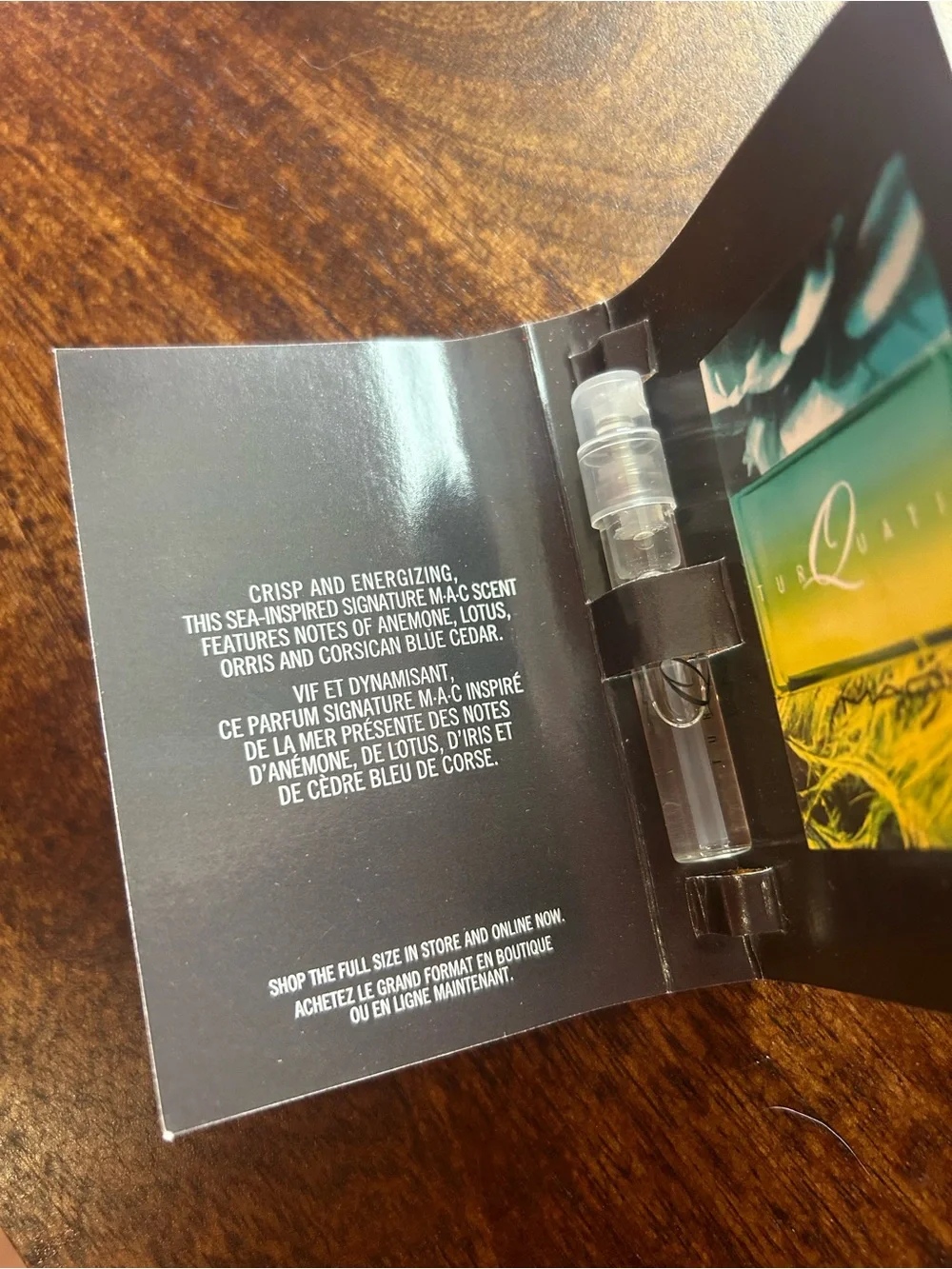 NEW MAC TurQuatic Fragrance Sample - Picture 3 of 4